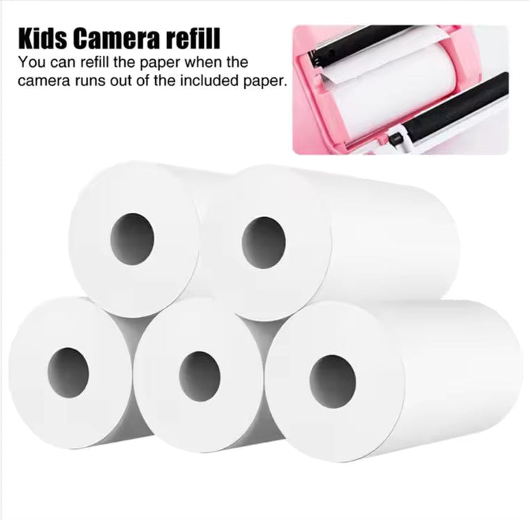 Kids Digital Camera Photography Instant Print Photo 1080P HD With Video Recorder Mini Thermal Printer Educational Birthday Gifts