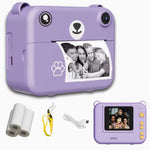 Kids Digital Camera Photography Instant Print Photo 1080P HD With Video Recorder Mini Thermal Printer Educational Birthday Gifts